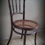 Triangle canned bistro chair