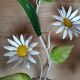 Marguerites painted sheet wall lamp
