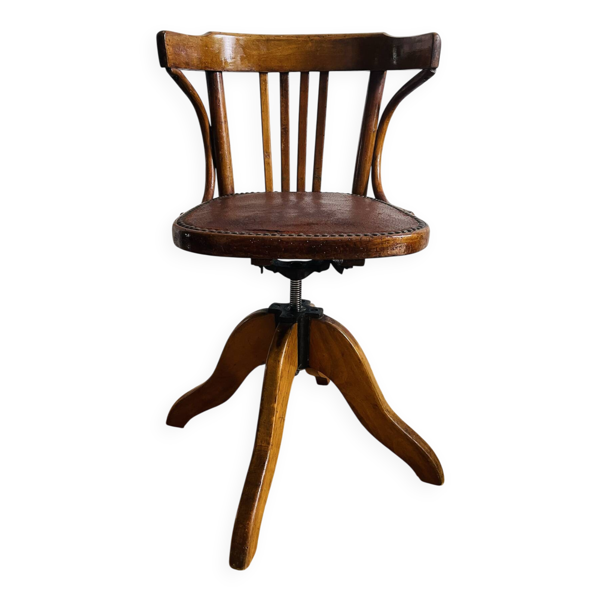 American office chair from the early 20th century.