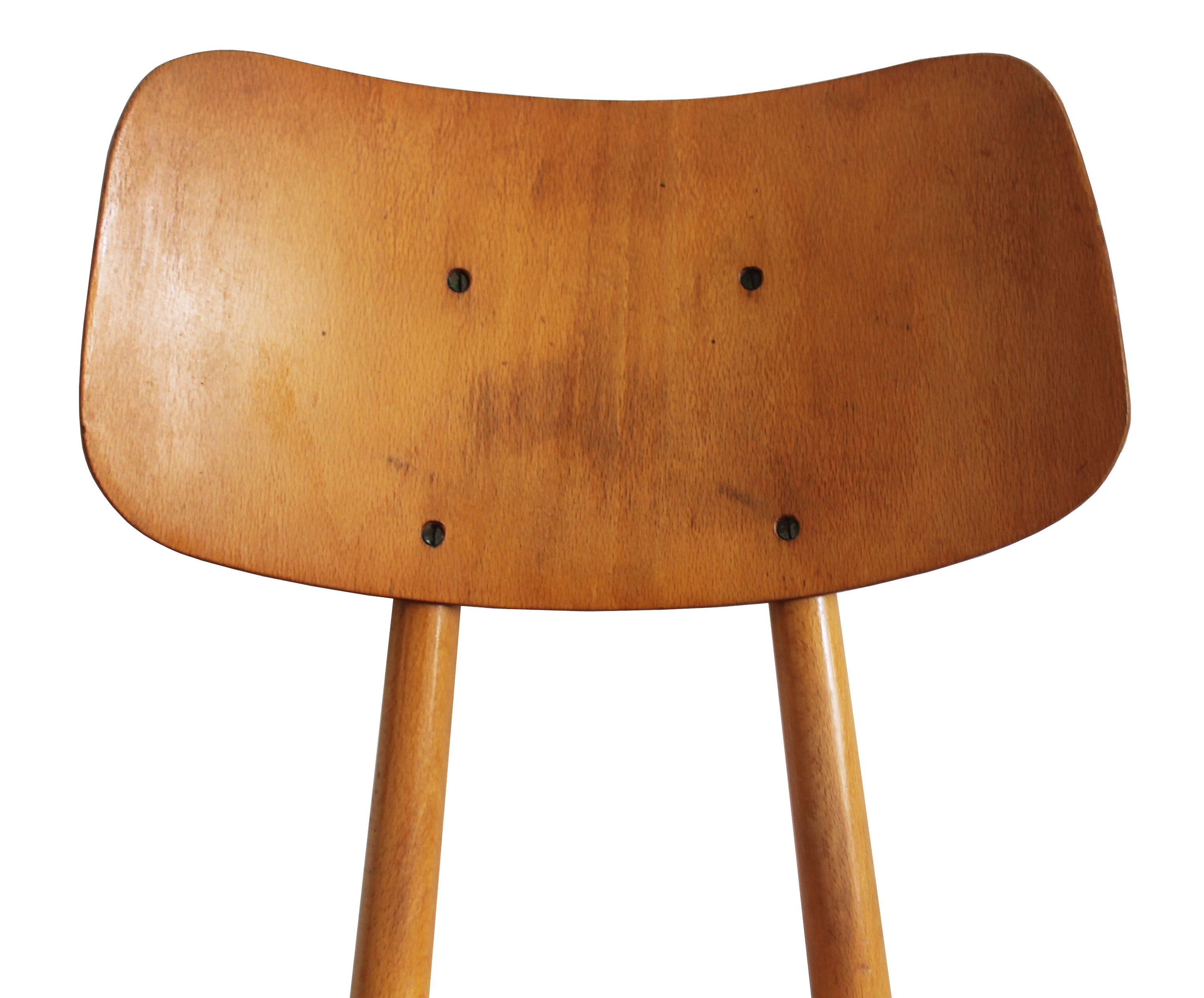 Paire de chaises de salle à manger mid century des années 1960 par ton