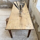 Table de ferme en pin, 1950