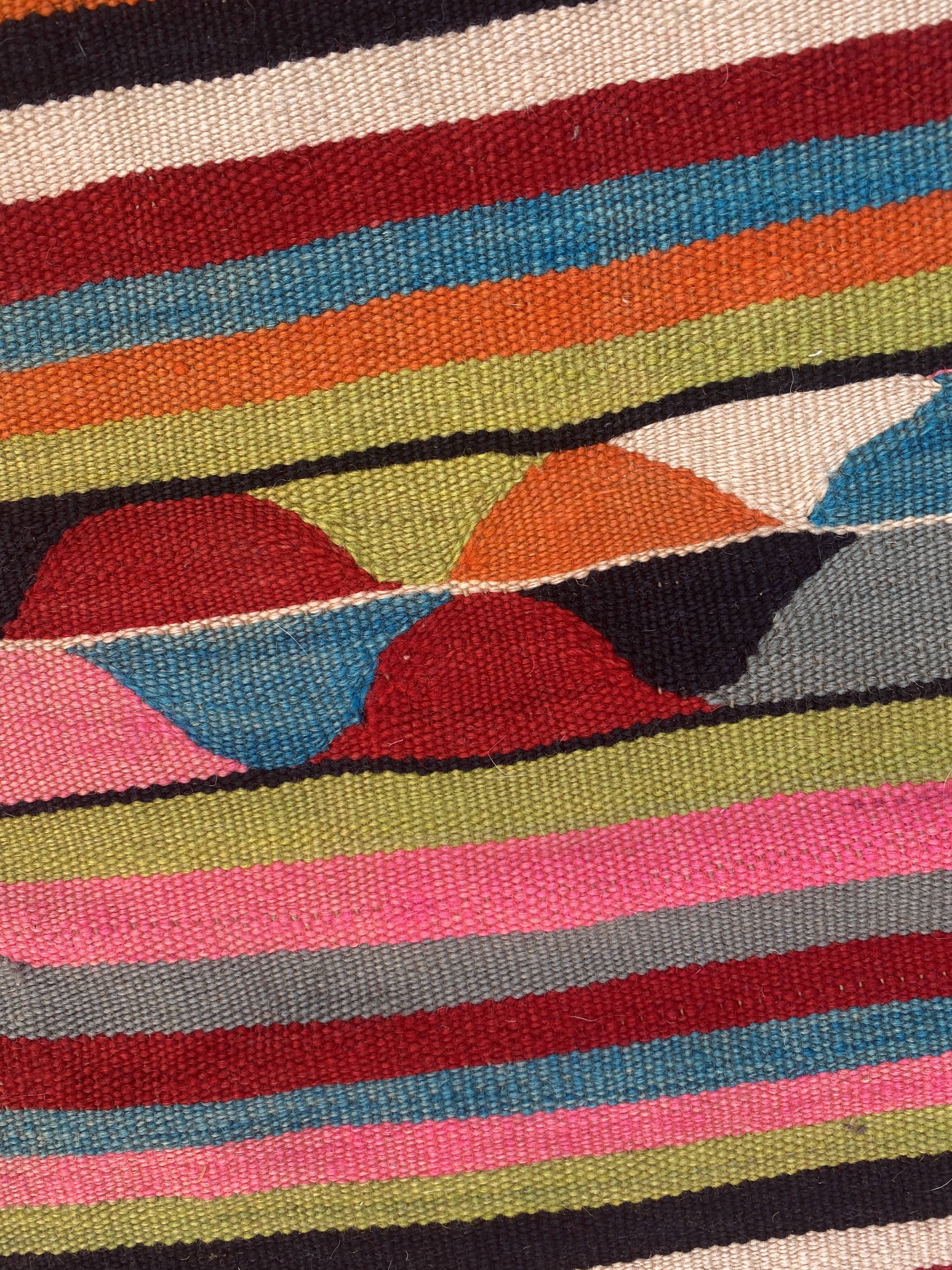 Very beautiful large old Kilim of Morocco 136x216 cm