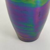 Vintage mercurized ceramic vase