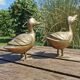 Paire de canards en laiton