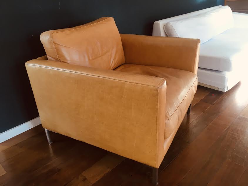 Fauteuil cuir