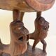 Trône royal "Fon" en bois sculpté – Bénin, XXᵉ siècle