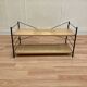 Étagère modulable métal et bois design 1960.