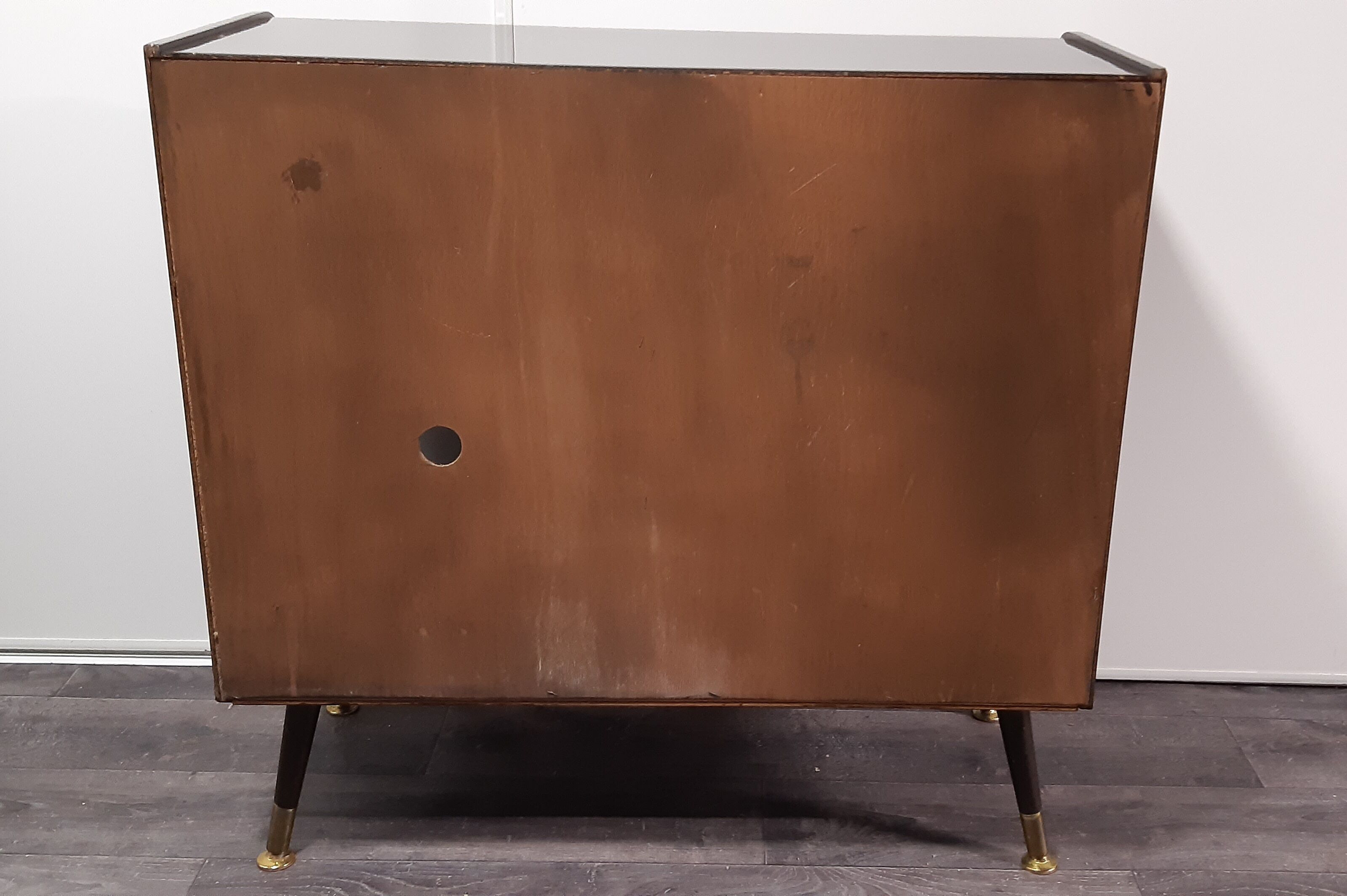 Vintage record player radio cabinet