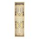 Vintage Gold-Beige Turkish Hand-Knotted Hallway Runner 115x419