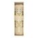 Vintage Gold-Beige Turkish Hand-Knotted Hallway Runner 115x419