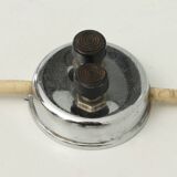 Chromed floor lamp AM/AS by Franco Albini for Sirrah, Italy, 1969