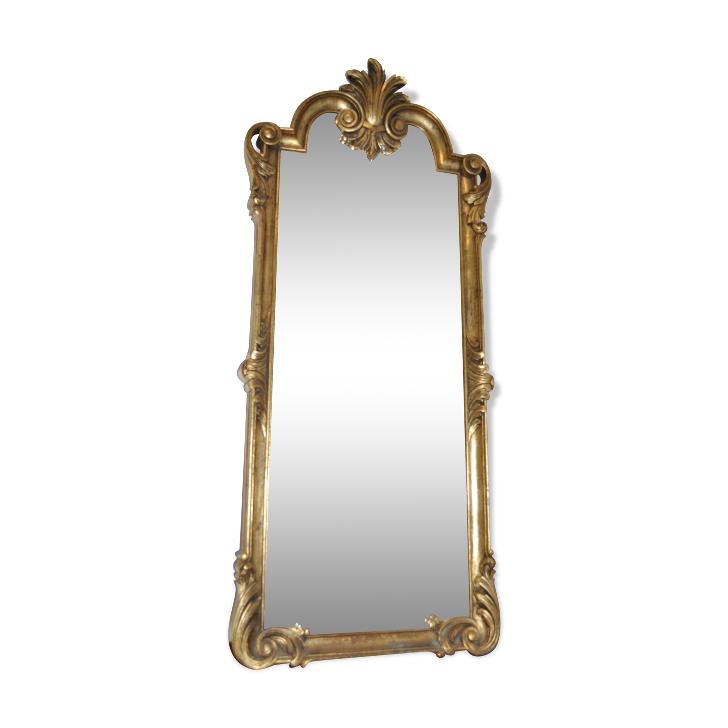 Nicely framed baroque mirror 100x46cm
