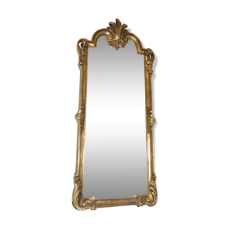 Nicely framed baroque mirror 100x46cm