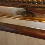 Brass dessert and glass 2 trays