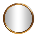 Round mirror tray with gold edge - 1950s