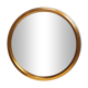 Round mirror tray with gold edge - 1950s