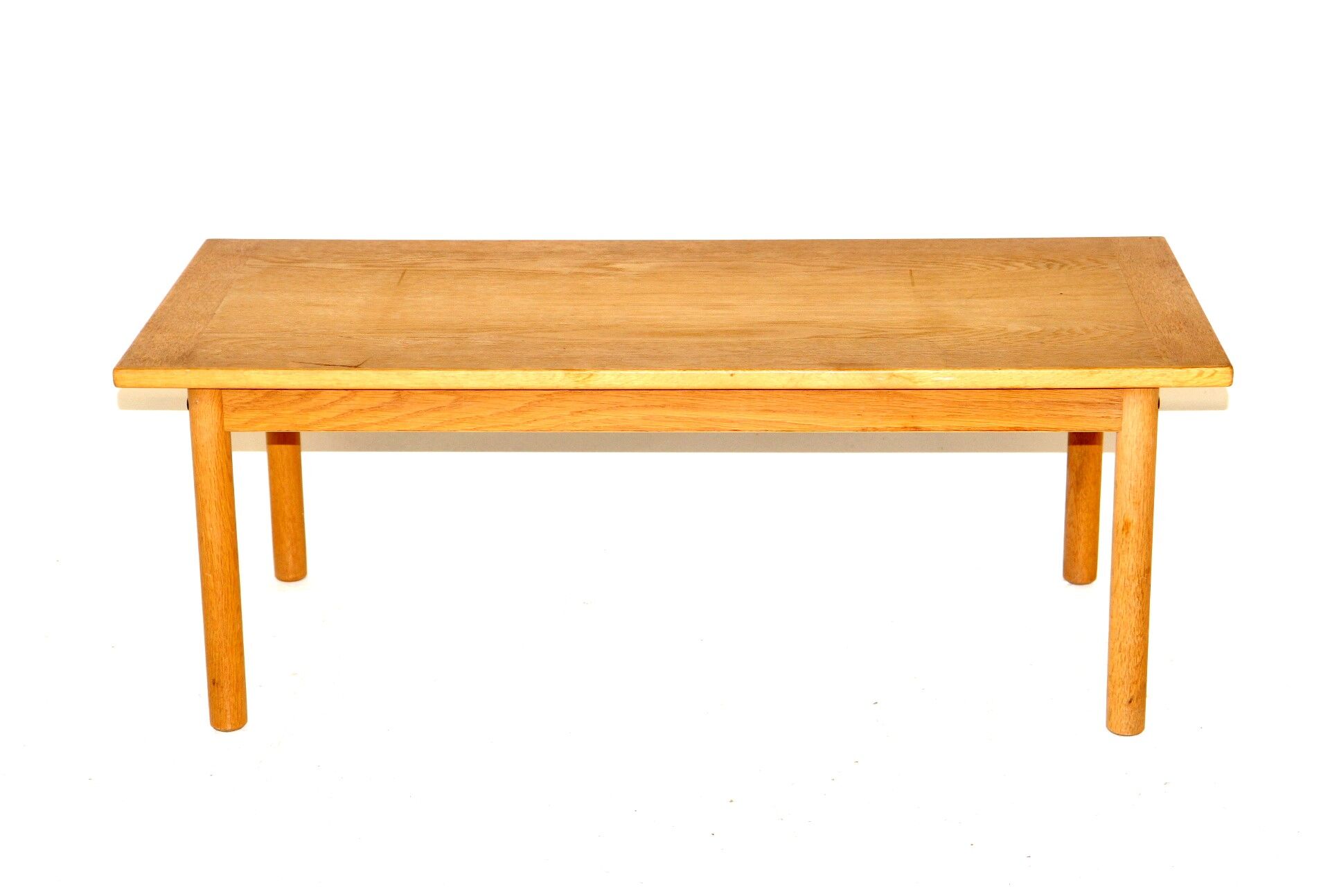 Minimalist oak bench, Sweden, 1960