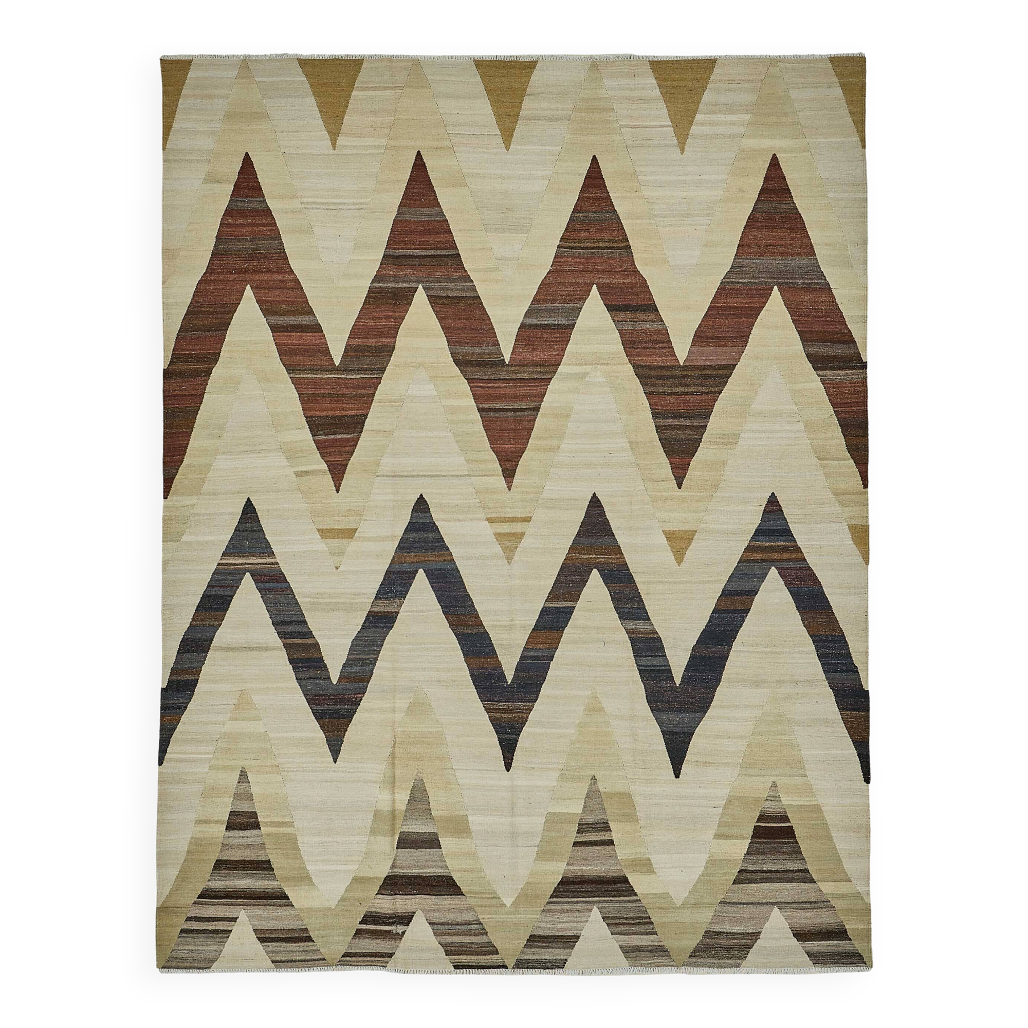 Contemporary Tribal Decorative Kilim 283 cm x 362 cm