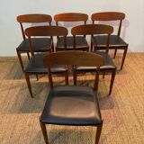 Samcom Scandinavian Teak Chair Set