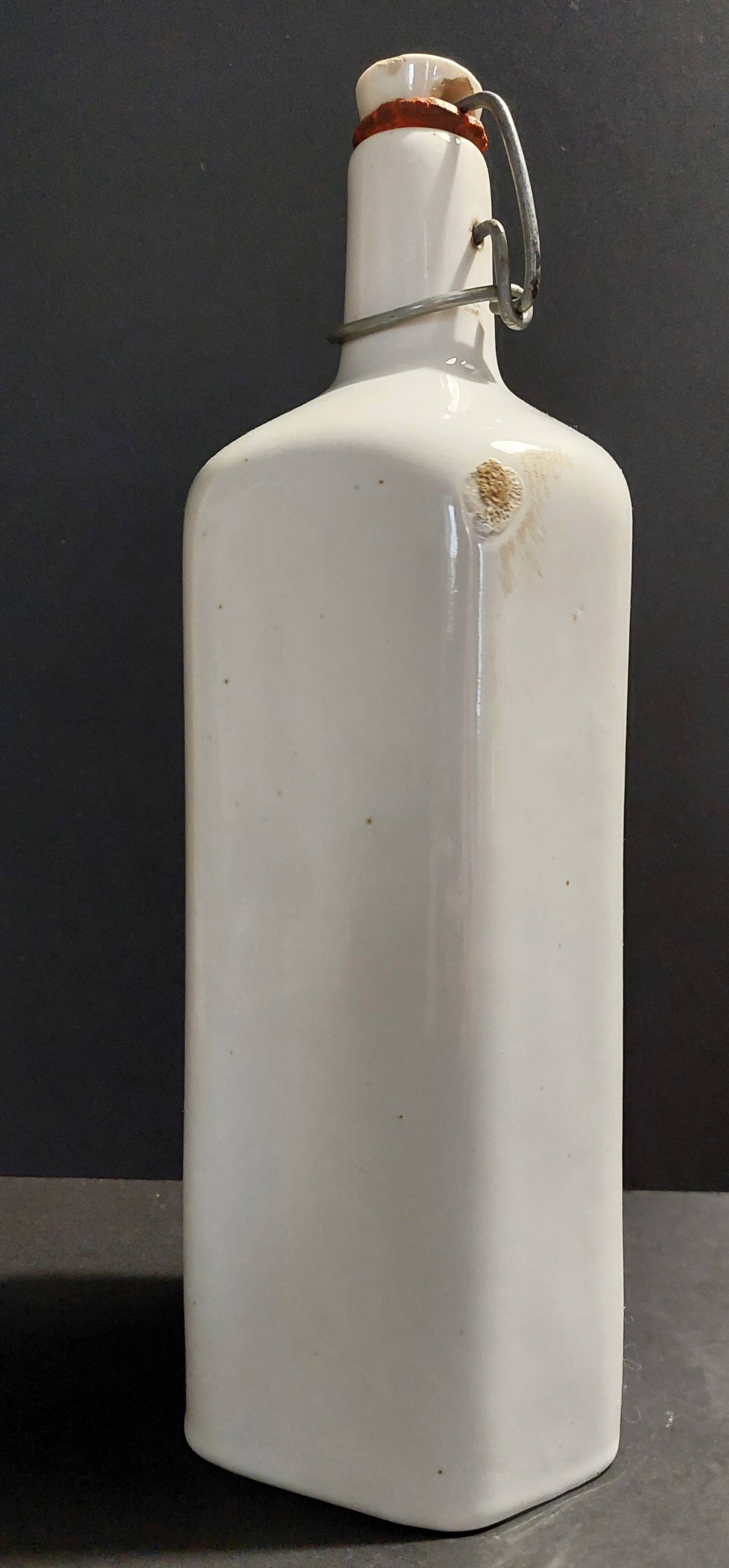 20th century glazed stoneware bottle