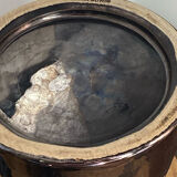 Pitchers and cups, iridescent ceramic, Vallauris