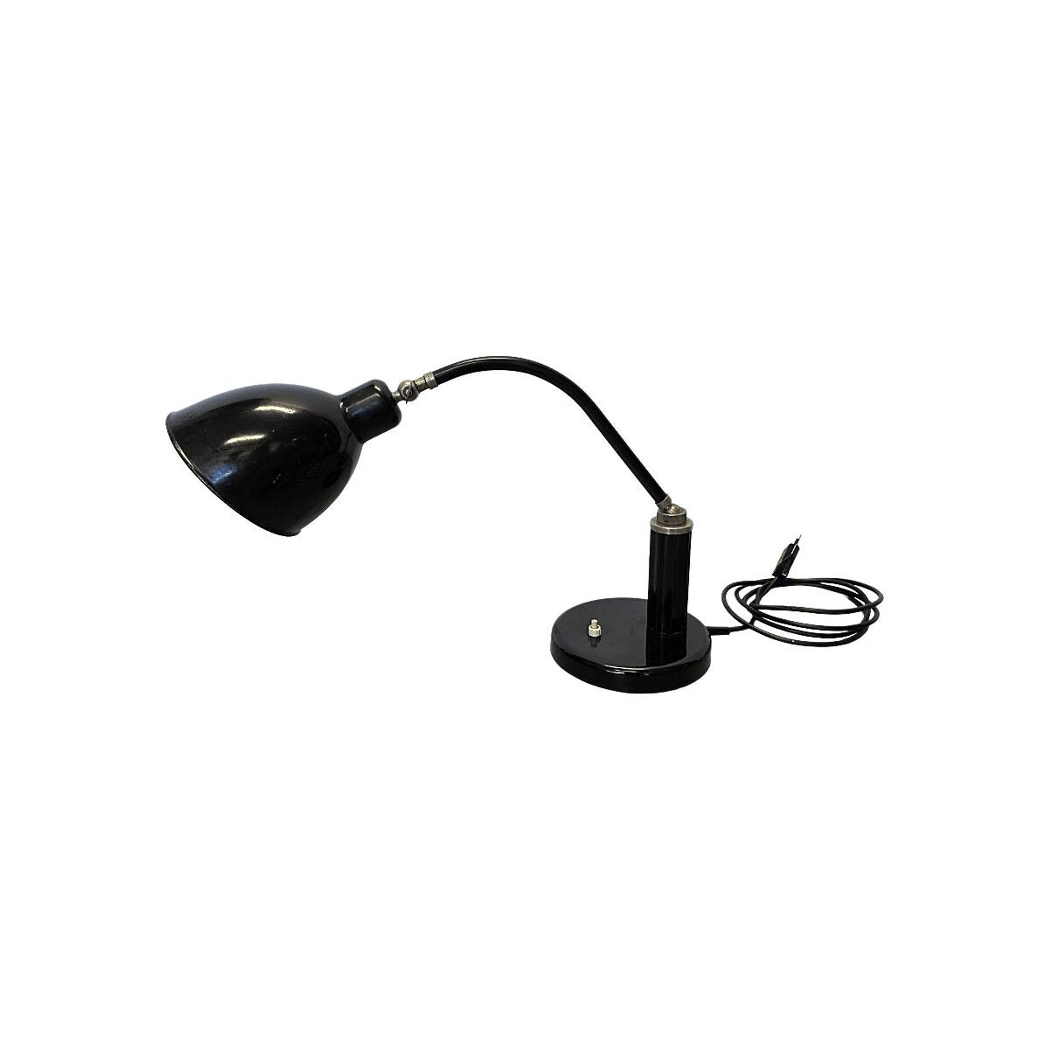 Grapholux Desk Lamp by Christian Dell for Molitor, 1930s
