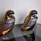 Pair of brass owls Serre livres, Italy, 1970