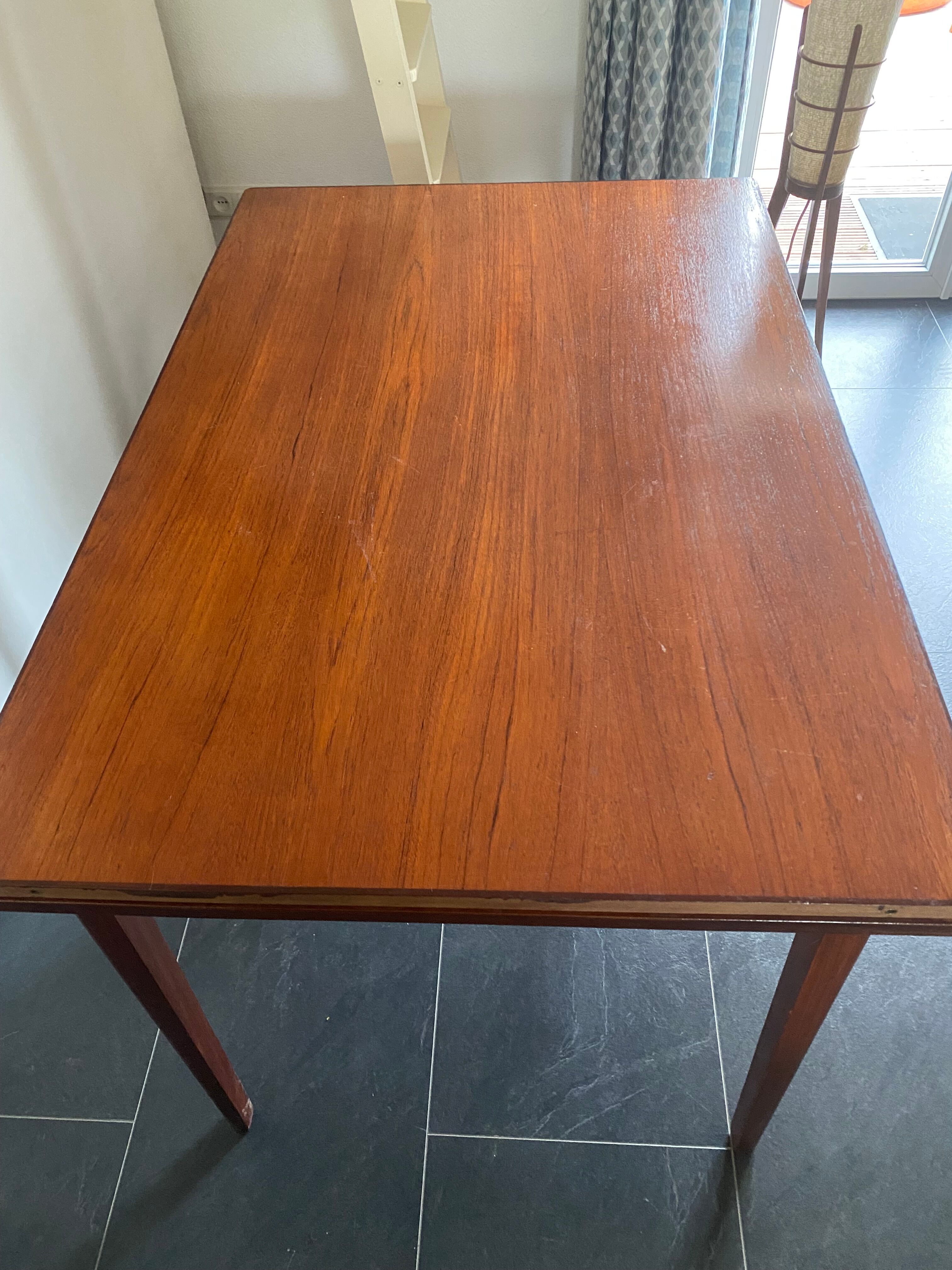 Vintage Teak Expandable Dining Table