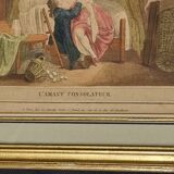 Estampe L'amant consolateur