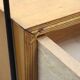 Meuble range plans vintage bois et métal laqué