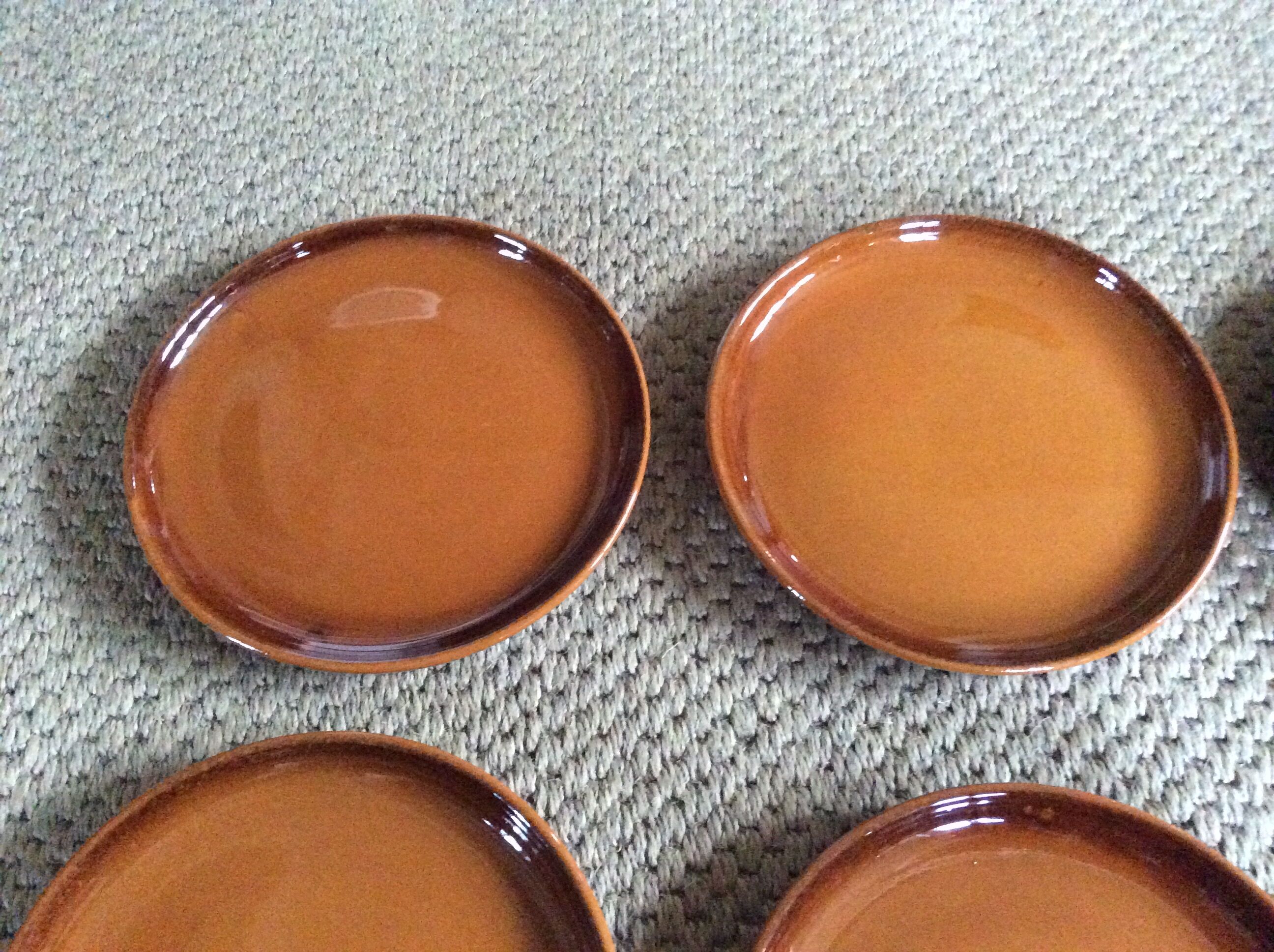 Series of 6 dessert plates