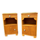 Paire de chevets Art Deco vintage 1950s