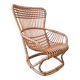 Fauteuil en rotin par Tito Agnoli