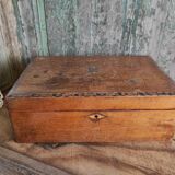 Antique English campaign writing box