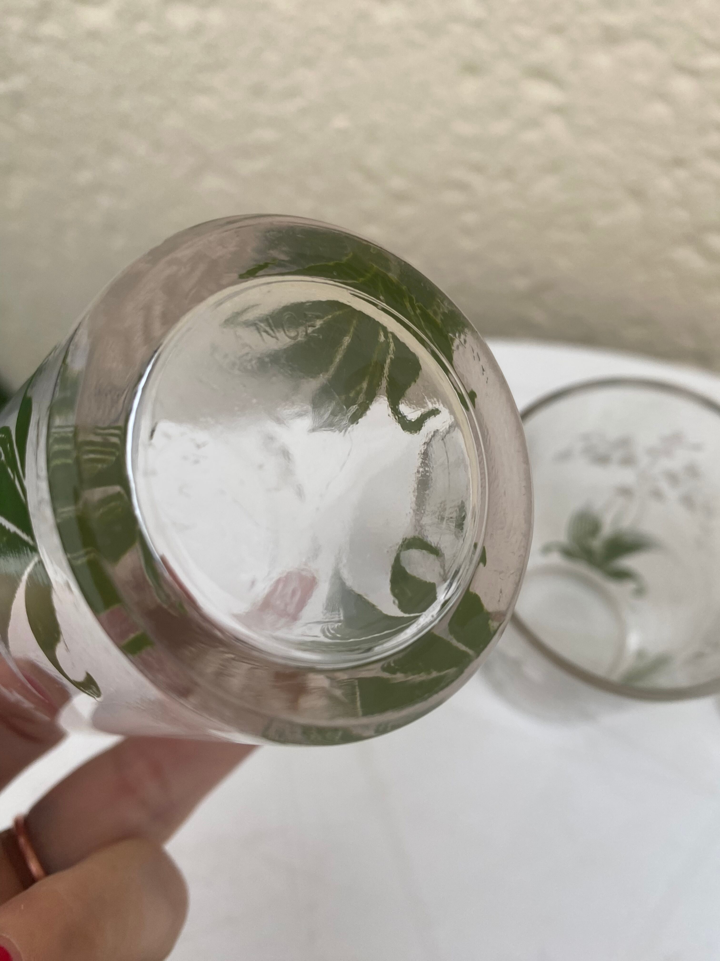 Glasses lucky vintage lily of the valley