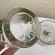 Verres porte bonheur muguet  vintage