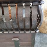 Wood and steel bar counter