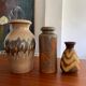Trio de vases céramique vintage années 50-60