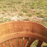 Set of 41 bistro chairs seated red skaï