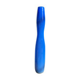 Vase en verre bleu