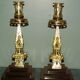 Rare paire de chandeliers en bronze XIX siècle