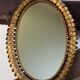 1950s wrought iron sun mirror from Italy