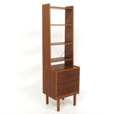 Scandinavian teak bookcase, Sweden, 1960