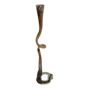 Vase en trompette, verre