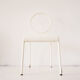 Vintage white metal children's chair