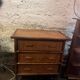 Commode vintage en osier et bambou