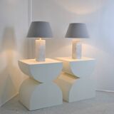 Pair of Barbier house lamps 1960