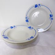 5 deep plates Roselys model vine 211251
