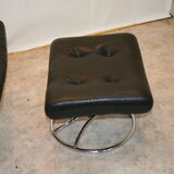 Vintage leather armchair