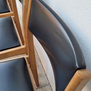 Série de 4 chaises scandinave vintage 1950